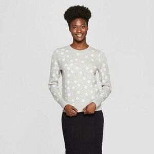 A NEW DAY GOLD POLKA DOT PLUS SIZE SWEATER	 2XL